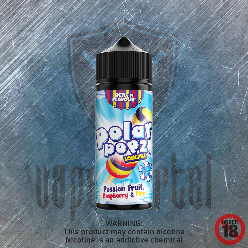 Polar Popz Extra Ice: Passionfruit, Raspberry & Pine Longfill